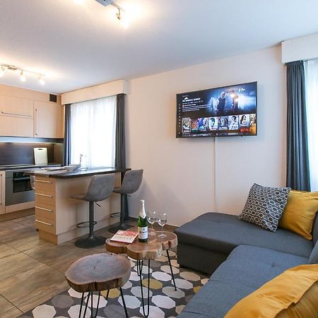 Spirit Apartments - Studio 2 - Kueche - Parkplatz Engelberg Buitenkant foto